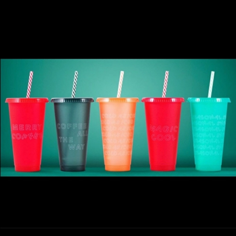 SOLD Starbucks 2019 Cold Reusable Cups - Picture 1 of 3